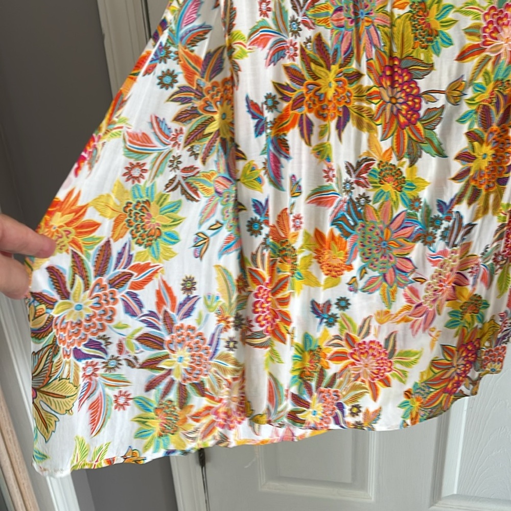 Bleu Rod Beattie floral strapless maxi dress - Picture 3 of 9